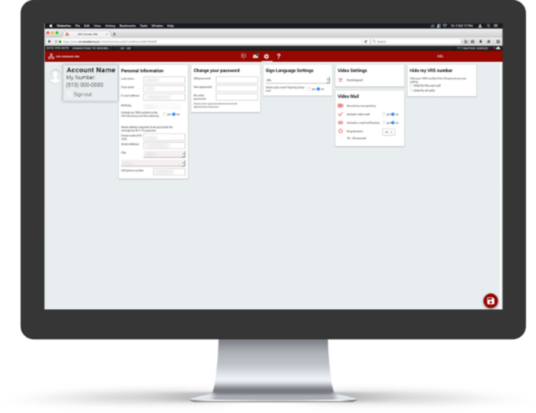 Canada VRS Primary Account SRV Canada VRS